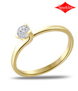 Sparkles Pretty Yellow Gold Ring