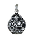 Indian Silver Exclusive Buddha Silver Pendant
