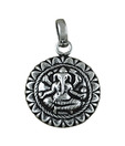 Indian Silver Holy Ganesha Pendant