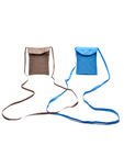 Rediscover Fashion Blue & Dark Brown Mobile Pouch Combo