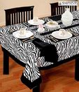 Swayam Zebra Print 6 Seater Table Sheet