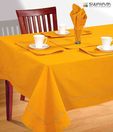 Swayam Stylish 6 Seater Yellow Table Sheet