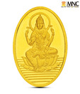 MNC 8 Gm 24kt Hallmarked Goddess Lakshmi Gold Bar With 999 Fineness