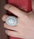 Shimmer Shack White Opal Cocktail Ring