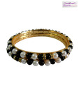 Niharikaa Jade Pearl Bangle Set Of 2