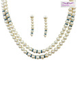 Niharikaa Double String Pearl Set