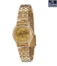 Rochees Enthralling Gold Tone Watch