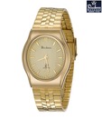 Rochees Elegant Gold Tone Mens Watch