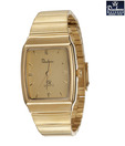 Rochees Glazy Gold Tone Mens Watch