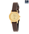 Rochees Gold Bezel Ladies Watch