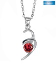 Sanskruti Twisted Ruby Pendant