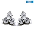 Sanskruti Dainty Yellow Gold Diamond Earrings