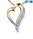 Sanskruti Dazzling Heart Shaped Pendant
