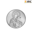 MNC 50 Gm Holy Mother Mary Silver Coin With 99.9% Purity