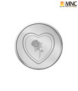 MNC 10 Gm Lovely Valentine Silver Coin With 99.9% Purity