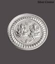 Silver Centrre Shri Lakshmi Ganesha Silver Coin - SC 103