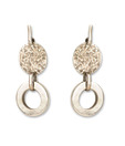 Silver Centrre Dainty Earrings