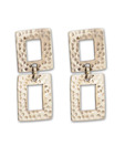 Silver Centrre Designer Earrings