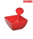 Superware 2 Pcs Red Melamine Salad Bowl Set