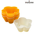 Ghidini Unique Silicone Flower Muffin Moulds-6 Pcs