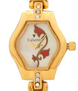 Calvino Crystal Studded Bracelet Watch