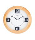 Opal Round Light Brown Wall Clock