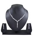 Diovanni CZ Studded Enchanting Necklace Set
