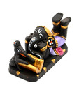 ExclusiveLane Terraotta Hand-painted Book Reading Ganesha
