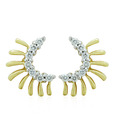 Sheetal Diamond Fancy Spikes Diamond Studded Earrings