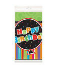 Party In A Box Birthday Striped Table Cover