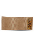 Favola Fawn Snake Finish Clutch