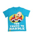 G.A.M.E Blue Too Young T-Shirts For Kids