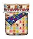 Stellar home USA Beige Sleepy Heads Queen Size Bed Sheet Set