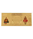 Guru Gold Dhan Laxmi Varsha Gold Plated Note