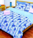 Bombay Dyeing-La Rosa 100% Cotton Bed Sheet with 2 Pillow Covers