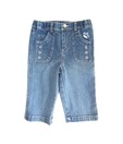 Beebay Denim Blue Girls Capri For Kids
