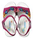 Kittens Floral Pink Flat Sandals