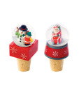 True Vino Assorted Snow Globe Stoppers
