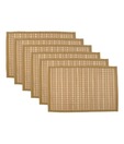 Amaraa Beige Checks Placemats- 6 Pcs