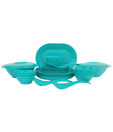 Incrizma Green 32 Pcs Square Dinner Set