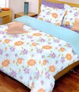 Bombay Dyeing-La Rosa 100% Cotton Bed Sheet with 2 Pillow Covers