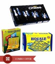 Ekta Combo Of 3 Games- Chess, Housie & Word Builder