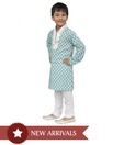 Kilkari Turquoise Payjama Kurta For Kids