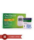 One Touch Select Glucose Monitor with 50 Test Strips Combo