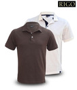 Rigo White & Brown Pack of 2 Polo T-Shirts