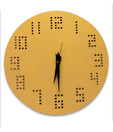 Earth Awesome Wall Clock - Mustard