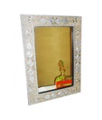 Welpro Pearl & Silver Dye Mirror Frame