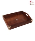 Home Sparkle Wooden Rectangle Tray