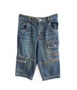 Beebay Stylish Blue Thigh Pocket Assymetric Boys Capri For Kids For Kids