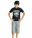 SDL by SweetDreams Grey &  Black Boys Night Suit For Kids